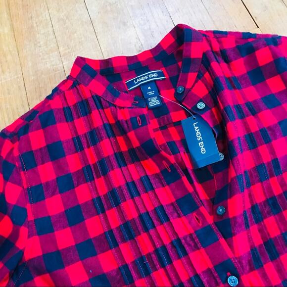 Lands End Flannel Tunic - Picture 7 of 7